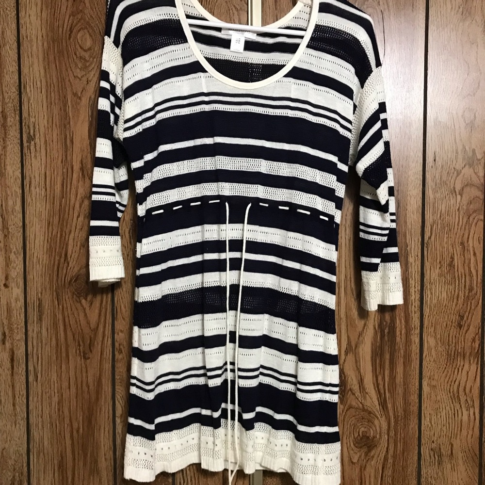 Knitted stripped Motherhood Maternity shirt